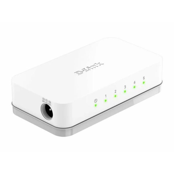 מתג שולחני 5 פורטים D-Link DES-1005C  10M/100M
