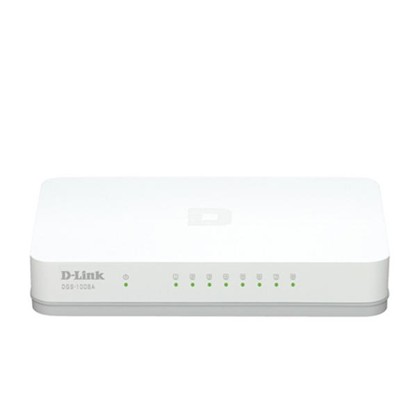 CM_DL_DGS1008A מתג לא מנוהל עם 8 פורטים POE במהירות 10/100/1000Mbps עם ספק חיצוני D-Link DGS-1008A – תמונה 1