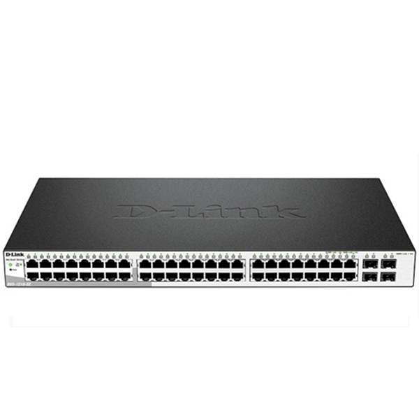 CM_DL_DGS1210-52P מתג PoE מנוהל עם 48 פורטים במהירות 10/100/1000Mbps ו 2 פורטים SFP D-Link DGS-1210-52P – תמונה 1
