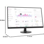 ⁦מסך מחשב ‏31.5 ‏אינטש Lenovo IP monitor D32-40 66FCGAC2IS Full HD⁩ – תמונה ⁦3⁩