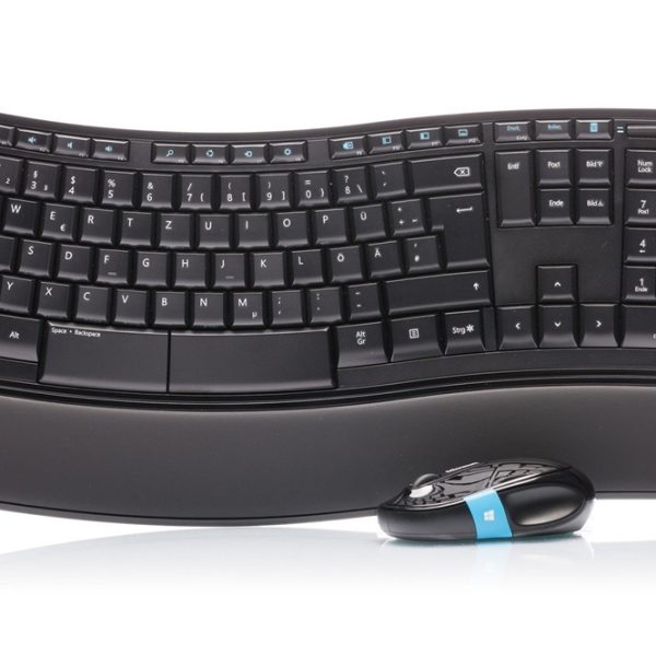 ‏סט מקלדת ועכבר אלחוטיים Microsoft Sculpt Comfort Desktop L3V-00014