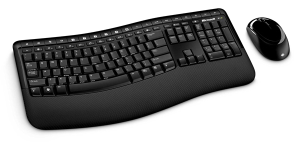 CM_MS_PP400021 סט מקלדת ועכבר אלחוטיים Microsoft Wireless BlueTrack Comfort Desktop Set 5050 עברית אנגלית – תמונה 1