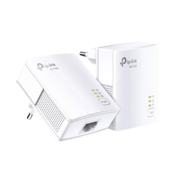 מתאם רשת חשמל  TP-Link TL-PA7017 KIT AV1000  1Gbps
