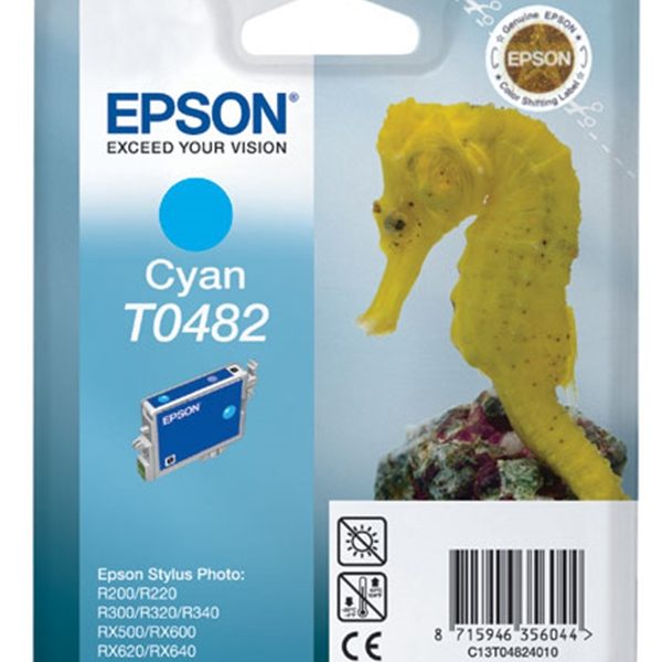 ראש דיו תואם כחול EPSON T0482