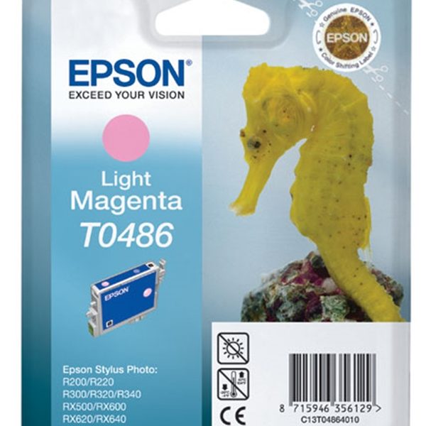 ראש דיו תואם אדום בהיר EPSON T0486