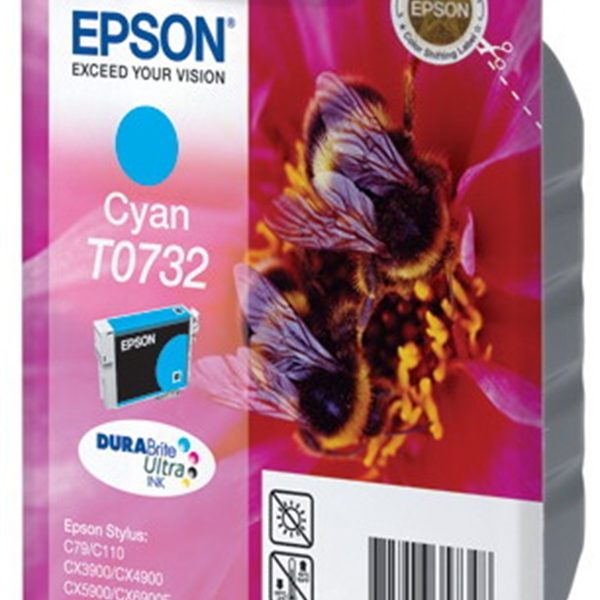 ראש דיו תואם כחול EPSON T0732
