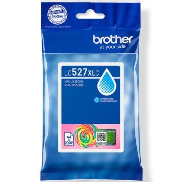 ראש דיו כחול מקורי 2000 דף Brother LC-527XLC