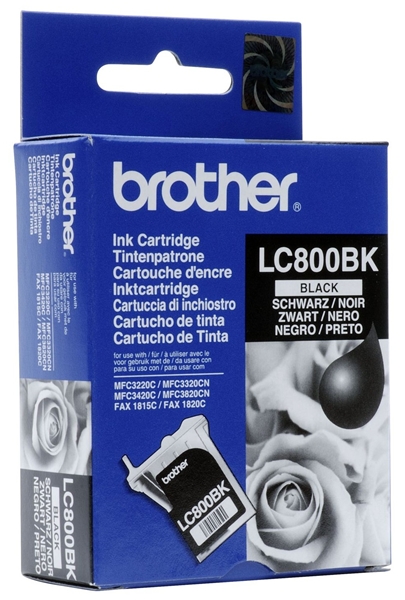 ראש דיו שחור מקורי Brother LC800BK