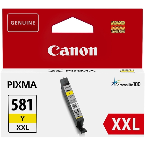 ראש דיו מקורי צהוב קיבולת גבוהה מאוד CANON CLI-581YXXL