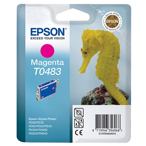 ראש דיו מקורי אדום EPSON T0483