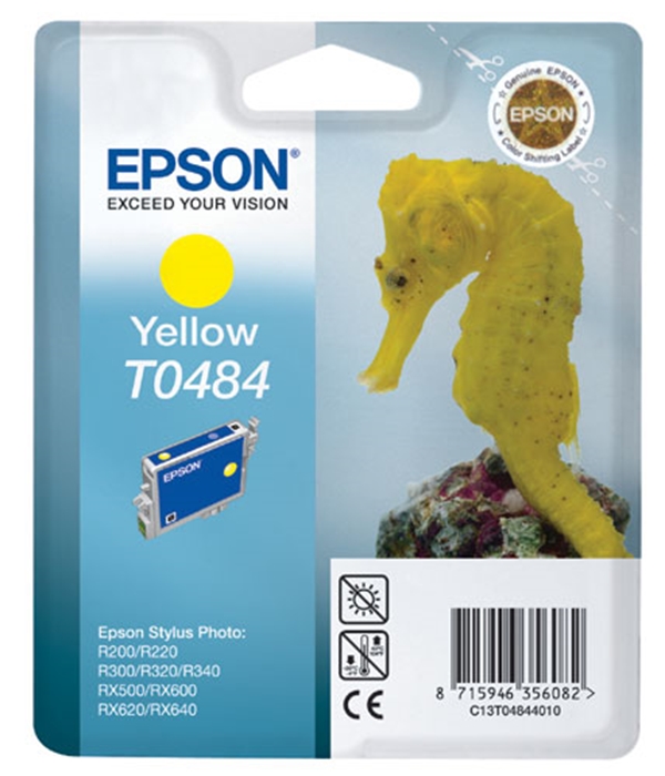 ראש דיו מקורי צהוב EPSON T0484 ראש דיו מקורי צהוב EPSON T0484