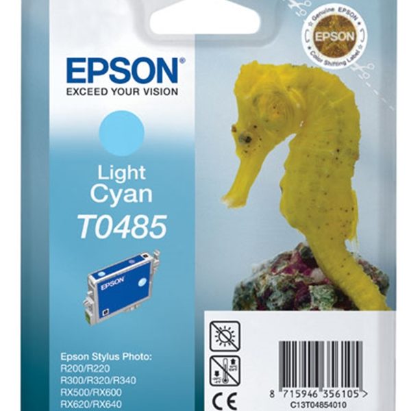 ראש דיו מקורי כחול בהיר EPSON T0485