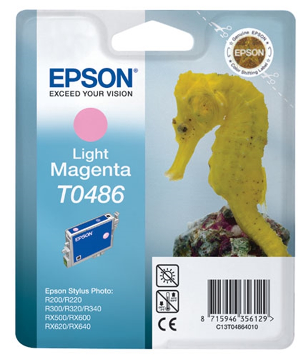 ראש דיו מקורי אדום בהיר EPSON T0486