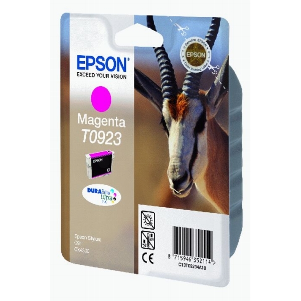 ראש דיו מקורי אדום EPSON T0923