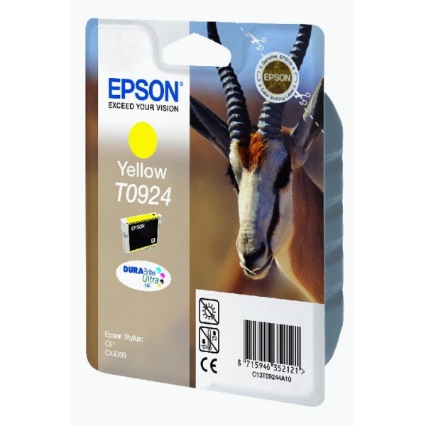 ראש דיו מקורי צהוב EPSON T0924