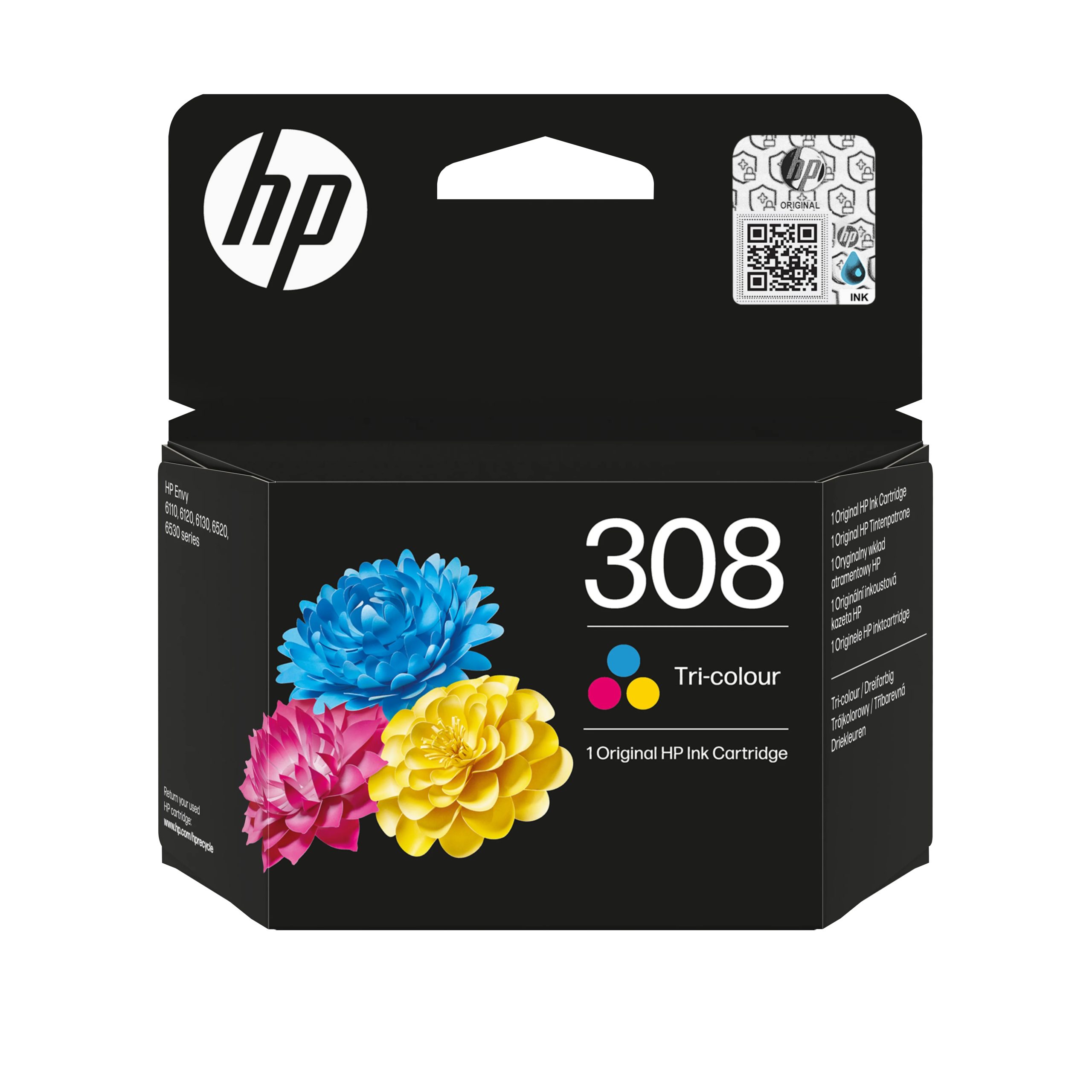 ראש דיו מקורי צבעוני HP 308 7FP20UE