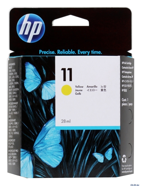 ראש דיו מקורי צהוב HP11 C4838A