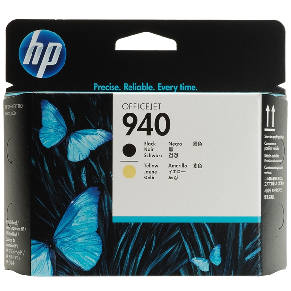 ראש הדפסה מקורי צהוב ושחור HP 940 C4900A
