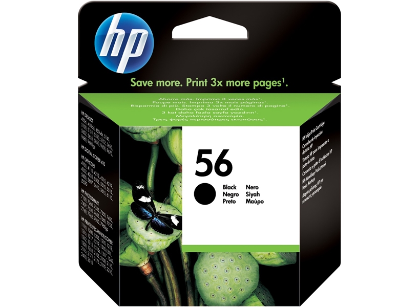 ראש דיו מקורי שחור HP56 C6656AE
