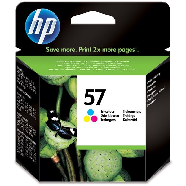 ראש דיו מקורי צבעוני HP57 C6657AE