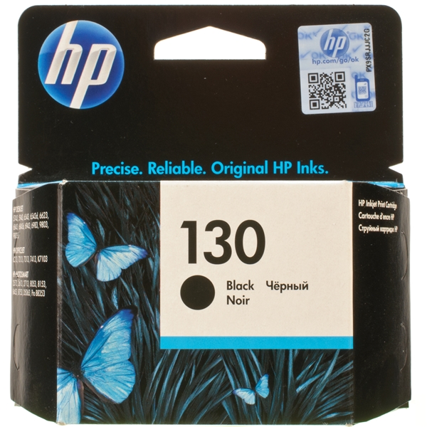 ראש דיו מקורי שחור HP130 C8767HE