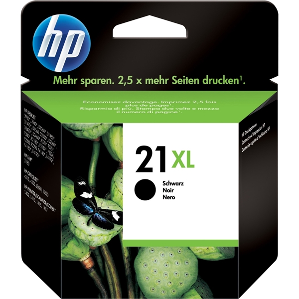 ראש דיו מקורי שחור HP21XL C9351CE