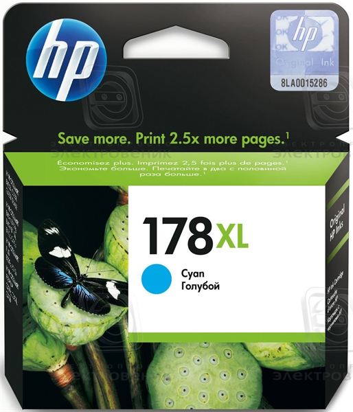 ראש דיו מקורי כחול HP 178XL CB323HE