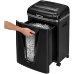 ⁦מגרסת נייר פתיתים תקן DIN-P5  קיבולת 9 דפים 22 ליטר Fellowes Powershred 450M⁩ – תמונה ⁦3⁩