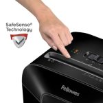 ⁦מגרסת נייר פתיתים 12 דפים 19 ליטר Fellowes Powershred LX85⁩ – תמונה ⁦2⁩