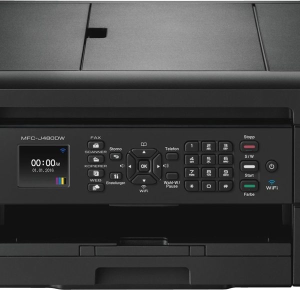 מדפסת משולבת הזרקת דיו  Brother MFC-J480DW