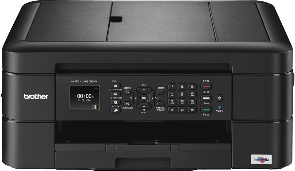 מדפסת משולבת הזרקת דיו  Brother MFC-J480DW