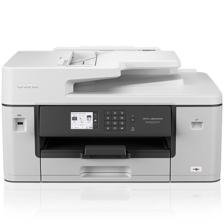 מדפסת משולבת A3 הזרקת דיו  Brother MFC-J6540DW - V-Printer: כולל סט ראשי דיו מקורי גדול וחבילת נייר מתנה!