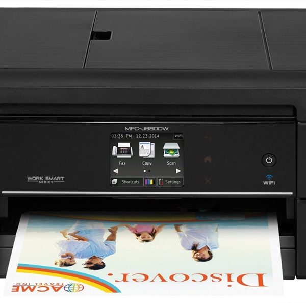 מדפסת משולבת הזרקת דיו  Brother MFC-J680DW
