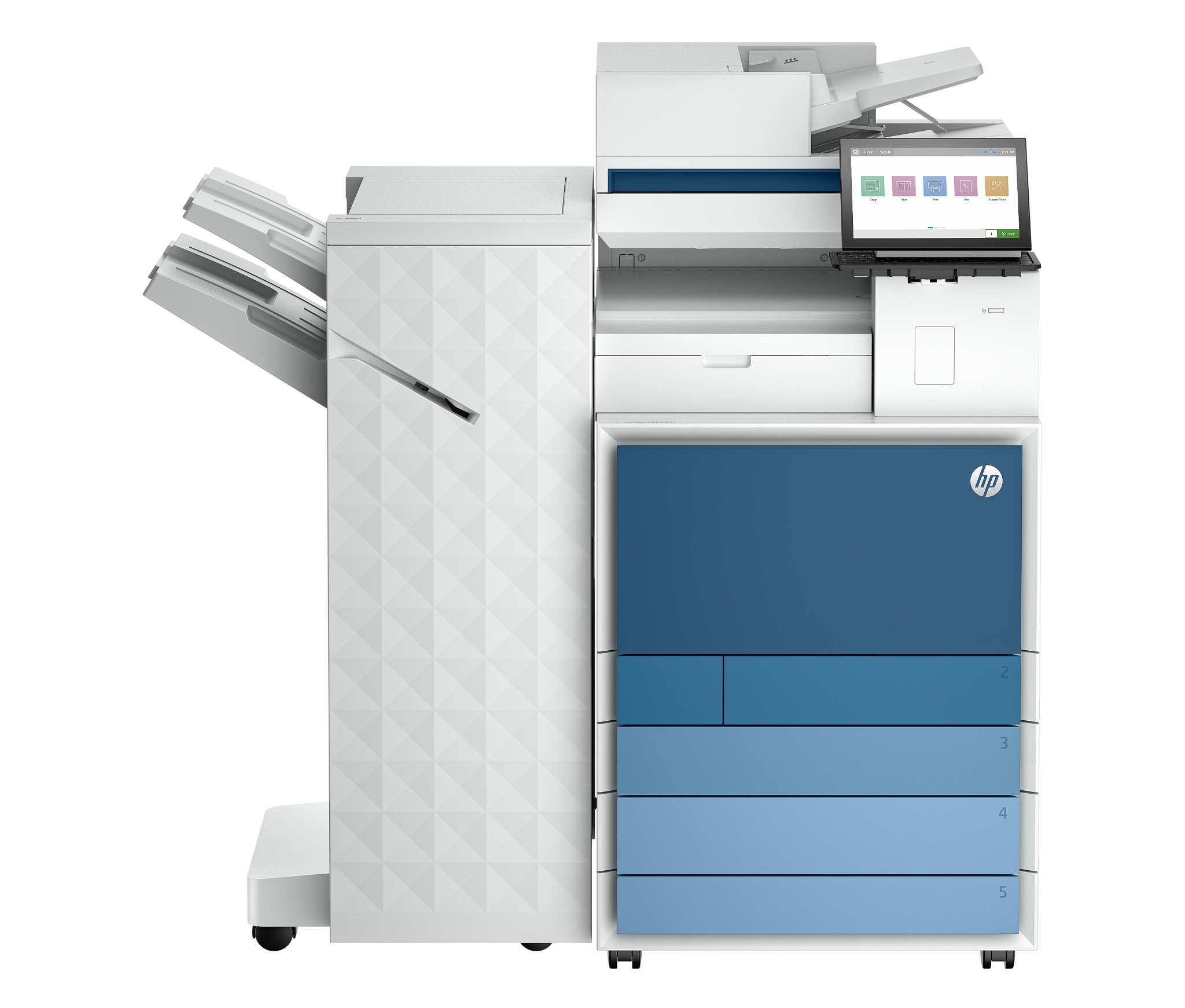 מדפסת לייזר משולבת צבעונית  HP Color LaserJet Enterprise Flow MFP 8801z+ - AQ1E2A