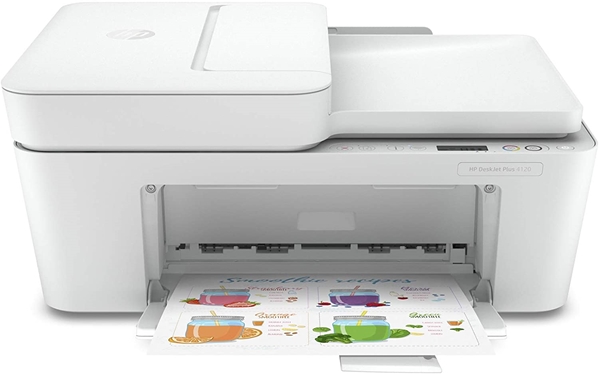 מדפסת הזרקת דיו משולבת HP DeskJet Plus 4120 All-in-One - 3XV14B