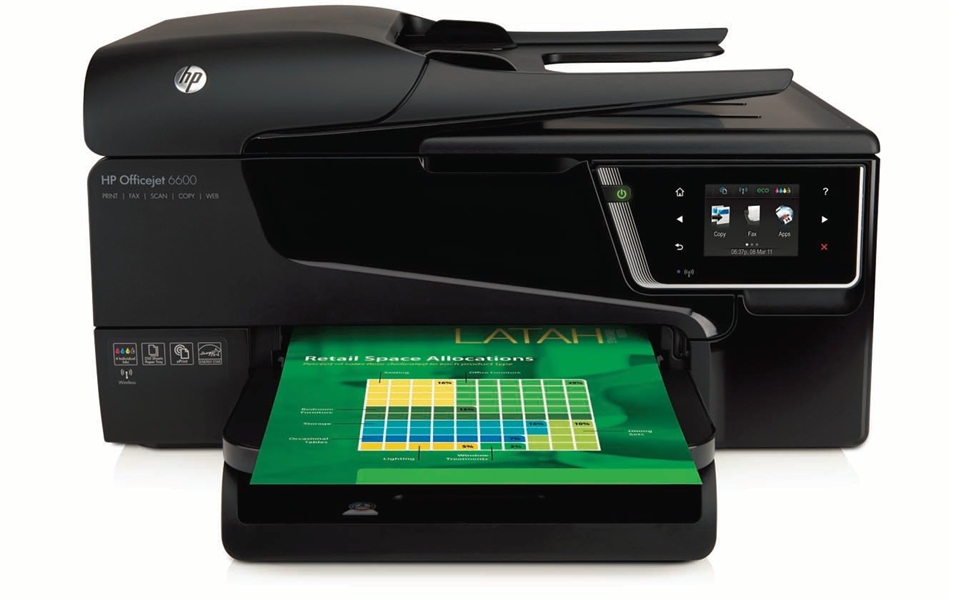 מדפסת הזרקת דיו HP Officejet 6600 e