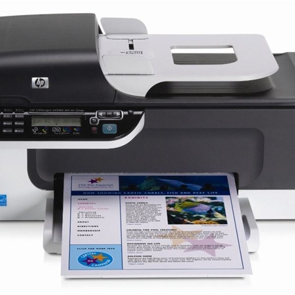 מדפסת הזרקת דיו HP Officejet J4580
