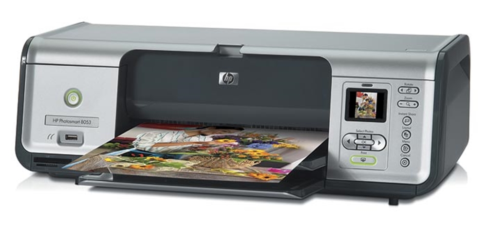 מדפסת הזרקת דיו HP Photosmart 8053