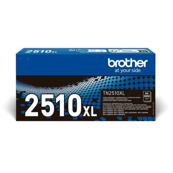 טונר שחור תואם 3000 דף Brother TN-2510XL