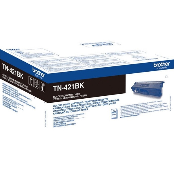 טונר שחור מקורי 3000 דף Brother TN-421BK