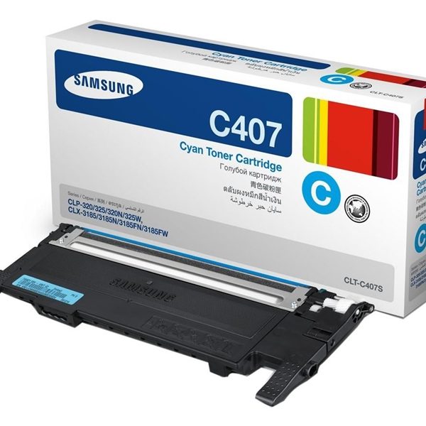 טונר כחול מקורי Samsung CLT-C407S