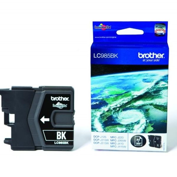 ראש דיו שחור תואם Brother LC985BK